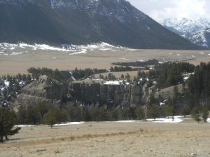 Riddle Flat from across the river. Prime elk habitat