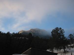 Mt. Herman from my cabin