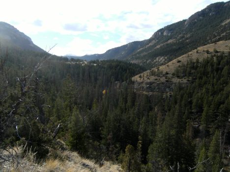 Looking into Dead Indian Valley