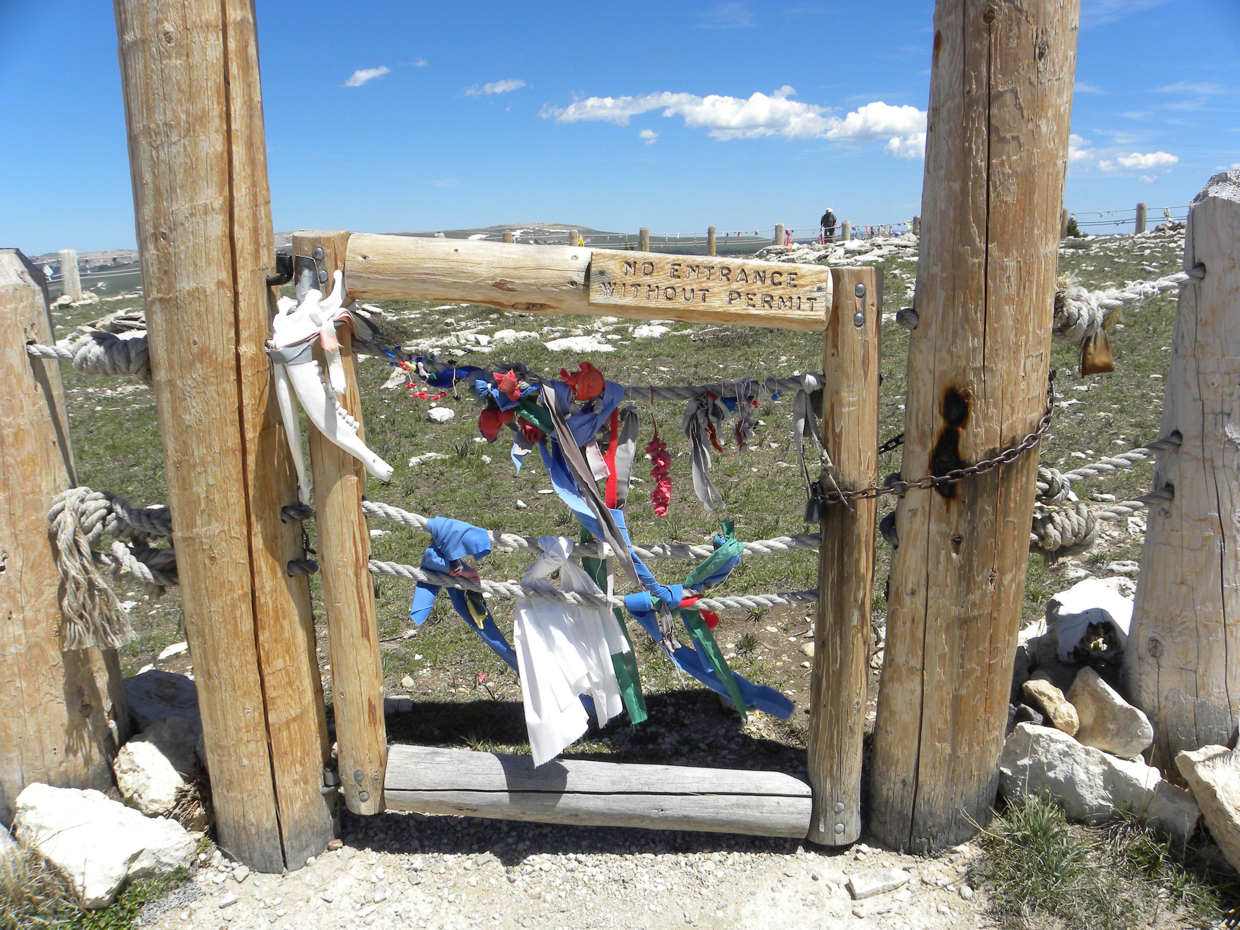 Entrance to Medicine Wheel Entrance to Medicine Wheel