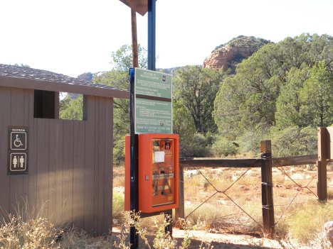 Parking pay station Parking pay stations are at some of the trailheads