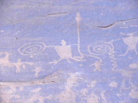 Ancient petroglyphs