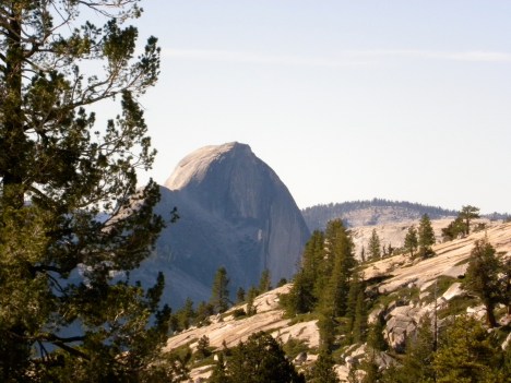 View from the pass of Half Dome