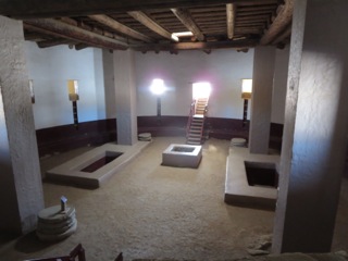 This is a kiva at Aztec Ruins that was reconstructed.